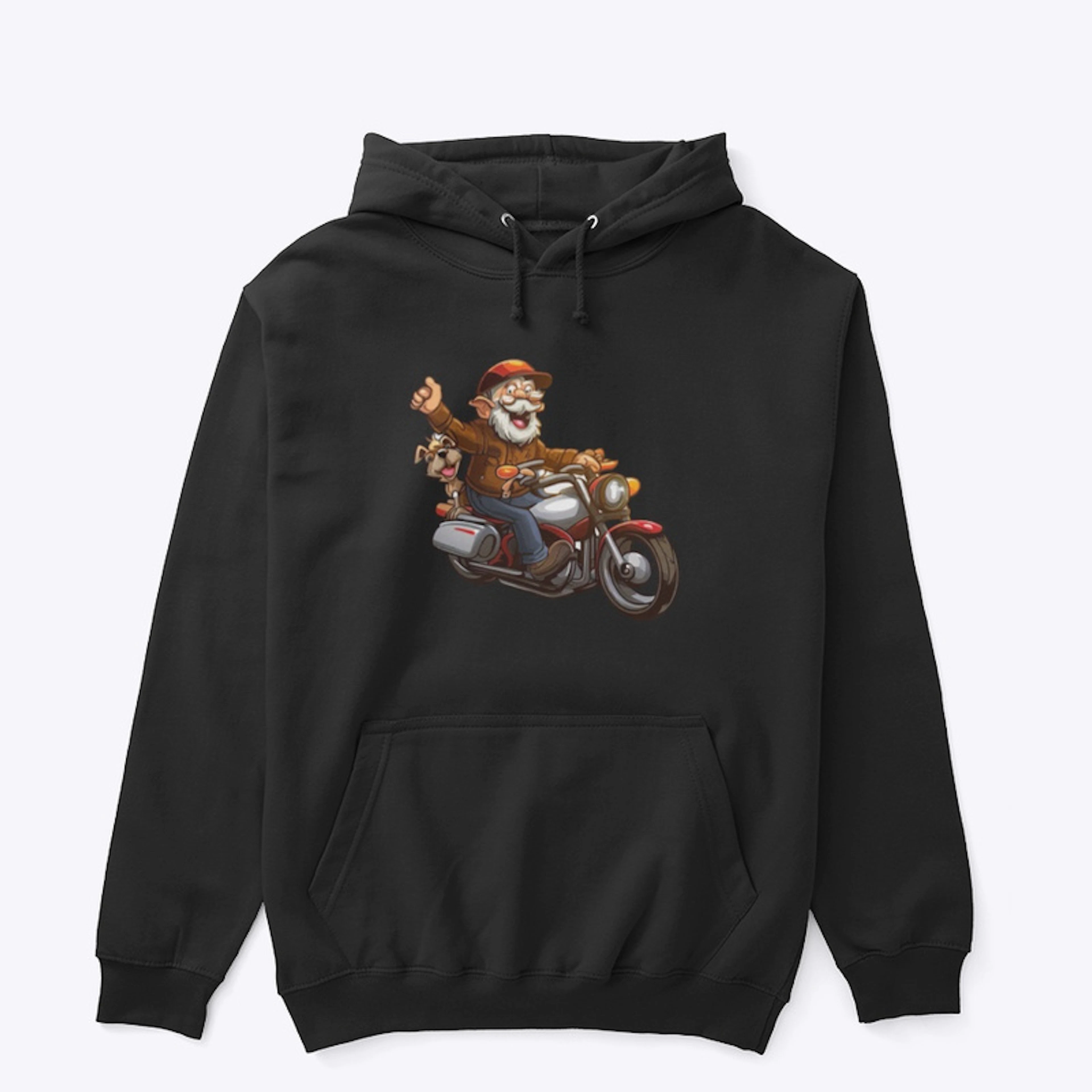 Never too old to ride hoodie
